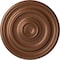 Ekena Millwork Kepler Traditional Medallion (For Canopies up to 2 5/8"), 11 7/8"OD x 1 1/4"P, Polished Copper CM12KPPOS - alternate 1